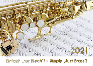 Buchcover Blech-Instrumente - Musik-Kalender 2021, DIN A3 | Peter Bach jr. | EAN 9783945760932 | ISBN 3-945760-93-3 | ISBN 978-3-945760-93-2