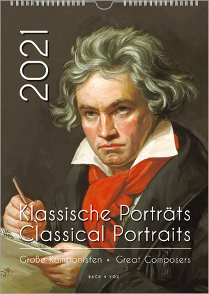 Buchcover Komponisten-Kalender, ein Musik-Kalender 2021, DIN A3 | Peter Bach jr. | EAN 9783945760963 | ISBN 3-945760-96-8 | ISBN 978-3-945760-96-3
