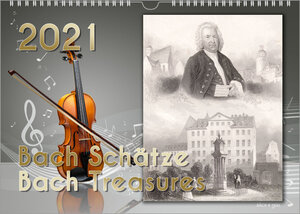 Buchcover Komponisten-Kalender, Bach-Kalender, Musik-Kalender 2021, DIN A3 | Peter Bach jr. | EAN 9783945760987 | ISBN 3-945760-98-4 | ISBN 978-3-945760-98-7
