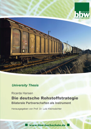 Buchcover Die deutsche Rohstoffstrategie | Ricarda Hansen | EAN 9783945878200 | ISBN 3-945878-20-9 | ISBN 978-3-945878-20-0