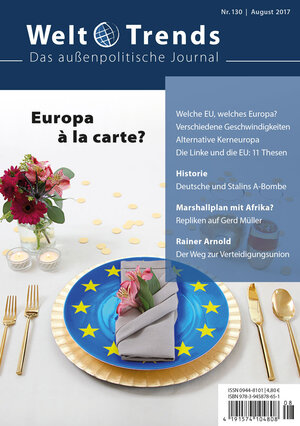 Buchcover Europa à la carte? | Rainer Arnold | EAN 9783945878651 | ISBN 3-945878-65-9 | ISBN 978-3-945878-65-1
