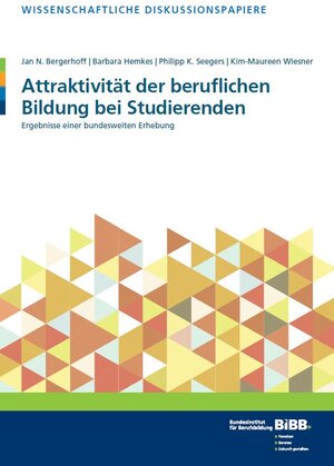 Buchcover Attraktivität der beruflichen Bildung bei Studierenden | Jan N. Bergerhoff | EAN 9783945981757 | ISBN 3-945981-75-1 | ISBN 978-3-945981-75-7