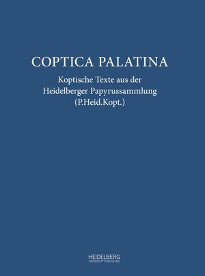Buchcover Coptica Palatina  | EAN 9783946054436 | ISBN 3-946054-43-9 | ISBN 978-3-946054-43-6