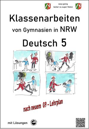 Buchcover Deutsch 5, Klassenarbeiten von Gymnasien (G9) in NRW mit Lösungen | Monika Arndt | EAN 9783946141334 | ISBN 3-946141-33-1 | ISBN 978-3-946141-33-4