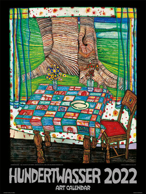 Buchcover Großer Hundertwasser Art Calendar 2022  | EAN 9783946177876 | ISBN 3-946177-87-5 | ISBN 978-3-946177-87-6