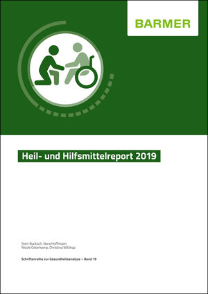 Buchcover BARMER Heil- und Hilfsmittelreport 2019 | Sven Bucksch | EAN 9783946199434 | ISBN 3-946199-43-7 | ISBN 978-3-946199-43-4
