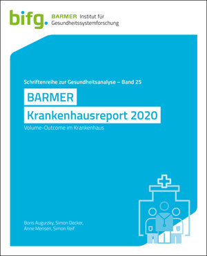Buchcover BARMER Krankenhausreport 2020 | Boris Augurzky | EAN 9783946199540 | ISBN 3-946199-54-2 | ISBN 978-3-946199-54-0