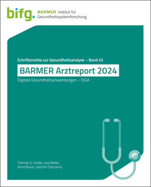 Buchcover BARMER Arztreport 2024 | Thomas G. Grobe | EAN 9783946199939 | ISBN 3-946199-93-3 | ISBN 978-3-946199-93-9