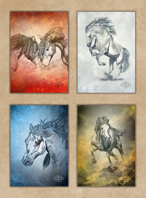 Buchcover Poster-Set „4 Elemente“ | Susanne Kreuer | EAN 9783946239208 | ISBN 3-946239-20-X | ISBN 978-3-946239-20-8