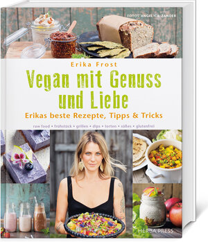 Buchcover Vegan mit Genuss und Liebe | Erika Frost | EAN 9783946245049 | ISBN 3-946245-04-8 | ISBN 978-3-946245-04-9