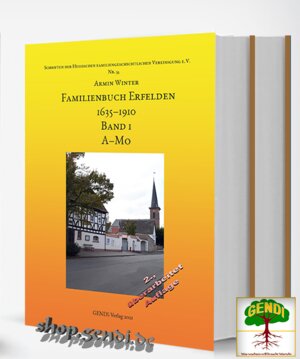 Buchcover Familienbuch Erfelden 1635-1910 | Armin Winter | EAN 9783946295631 | ISBN 3-946295-63-0 | ISBN 978-3-946295-63-1