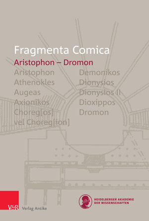 Buchcover FrC 16.2 Aristophon – Dromon | Christian Orth | EAN 9783946317883 | ISBN 3-946317-88-X | ISBN 978-3-946317-88-3