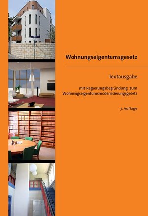 Buchcover Wohnungseigentumsgesetz  | EAN 9783946374961 | ISBN 3-946374-96-4 | ISBN 978-3-946374-96-1