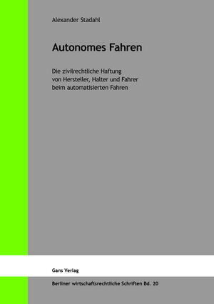 Buchcover Autonomes Fahren | Alexander Stadahl | EAN 9783946392422 | ISBN 3-946392-42-3 | ISBN 978-3-946392-42-2