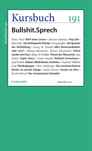 Buchcover Kursbuch 191  | EAN 9783946514749 | ISBN 3-946514-74-X | ISBN 978-3-946514-74-9