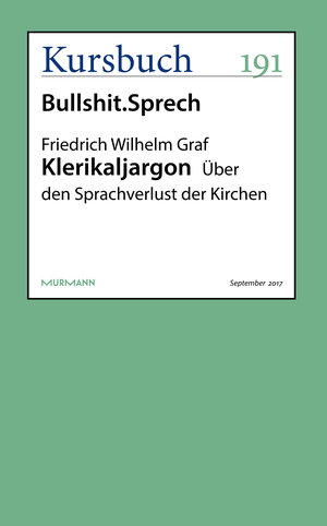 Buchcover Klerikaljargon | Friedrich Wilhelm Graf | EAN 9783946514961 | ISBN 3-946514-96-0 | ISBN 978-3-946514-96-1