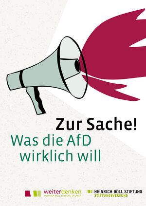 Buchcover Zur Sache! Was die AfD wirklich will  | EAN 9783946541295 | ISBN 3-946541-29-1 | ISBN 978-3-946541-29-5