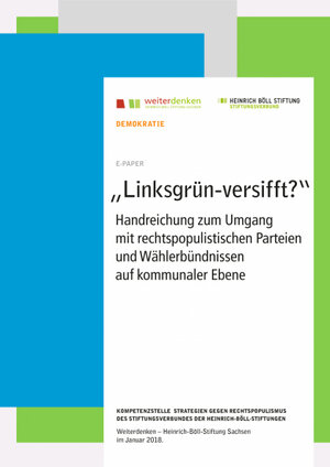 Buchcover "Linksgrün-versifft?" | EAN 9783946541318 | ISBN 3-946541-31-3 | ISBN 978-3-946541-31-8