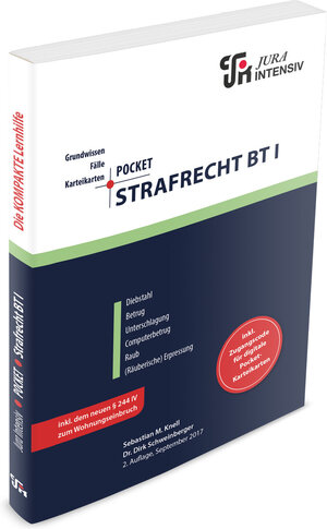 Buchcover Pocket Strafrecht BT I | Sebastian M. Knell | EAN 9783946549307 | ISBN 3-946549-30-6 | ISBN 978-3-946549-30-7