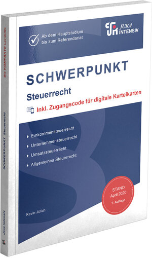 Buchcover SCHWERPUNKT Steuerrecht | Kevin Jülich | EAN 9783946549994 | ISBN 3-946549-99-3 | ISBN 978-3-946549-99-4