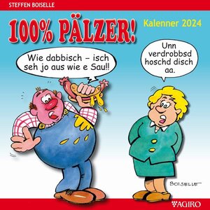 Buchcover 100%-PÄLZER! Kalenner 2024 | Steffen Boiselle | EAN 9783946587545 | ISBN 3-946587-54-2 | ISBN 978-3-946587-54-5