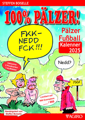 Buchcover 100% PÄLZER! Pälzer Fußball Kalenner 2025 | Steffen Boiselle | EAN 9783946587767 | ISBN 3-946587-76-3 | ISBN 978-3-946587-76-7