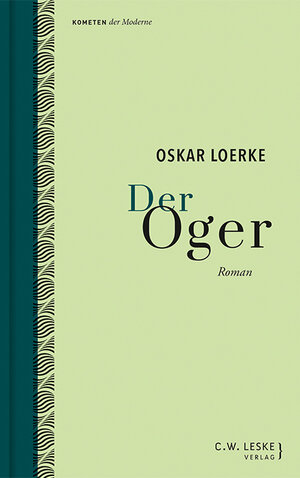 Buchcover Der Oger | Oskar Loerke | EAN 9783946595137 | ISBN 3-946595-13-8 | ISBN 978-3-946595-13-7