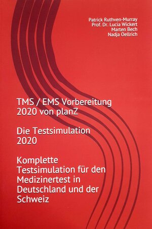 Buchcover TMS / EMS Vorbereitung von planZ - Die Testsimulation 2020 | Patrick Ruthven-Murray | EAN 9783946620075 | ISBN 3-946620-07-8 | ISBN 978-3-946620-07-5