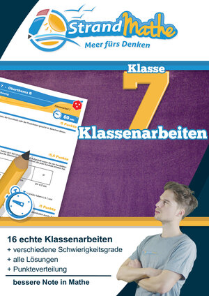 Buchcover Mathematik Klassenarbeits-Trainer Klasse 7 – StrandMathe | Conrad Zimmermann | EAN 9783946641278 | ISBN 3-946641-27-X | ISBN 978-3-946641-27-8
