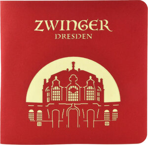 Buchcover Wunderkarte Dresdner Zwinger rot  | EAN 9783946693819 | ISBN 3-946693-81-4 | ISBN 978-3-946693-81-9