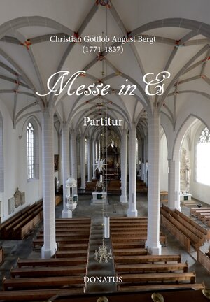 Buchcover Messe in Es | Christian Gottlob August Bergt Bergt | EAN 9783946710370 | ISBN 3-946710-37-9 | ISBN 978-3-946710-37-0
