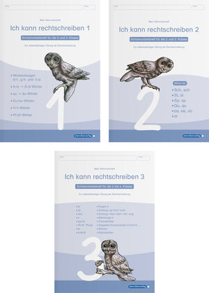 Buchcover Ich kann rechtschreiben 1 bis 3 - Schülerarbeitshefte für die 2. bis 4. Klasse - neues Design | Katrin Langhans | EAN 9783946904687 | ISBN 3-946904-68-8 | ISBN 978-3-946904-68-7