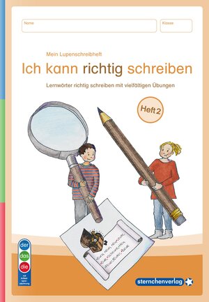 Buchcover Mein Lupenschreibheft 2 - Ich kann richtig schreiben - Ausgabe mit Artikelkennzeichnung (DaZ) | Katrin Langhans | EAN 9783946904809 | ISBN 3-946904-80-7 | ISBN 978-3-946904-80-9