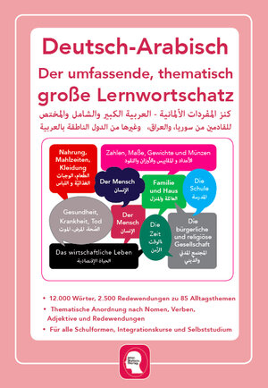 Buchcover Interkultura Umfassender thematischer Großlernwortschatz - Deutsch-Arabisch  | EAN 9783946909026 | ISBN 3-946909-02-7 | ISBN 978-3-946909-02-6