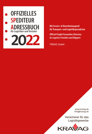 Buchcover Offizielles Spediteur-Adressbuch 2023  | EAN 9783947172245 | ISBN 3-947172-24-9 | ISBN 978-3-947172-24-5