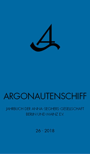 Buchcover Argonautenschiff 26/2018  | EAN 9783947215355 | ISBN 3-947215-35-5 | ISBN 978-3-947215-35-5