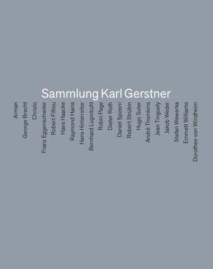 Buchcover Sammlung Karl Gerstner | Patrycja de Bieberstein Ilgner | EAN 9783947225088 | ISBN 3-947225-08-3 | ISBN 978-3-947225-08-8
