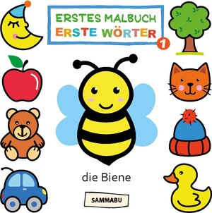 Buchcover Erstes Malbuch - Erste Wörter Band 1  | EAN 9783947229932 | ISBN 3-947229-93-3 | ISBN 978-3-947229-93-2
