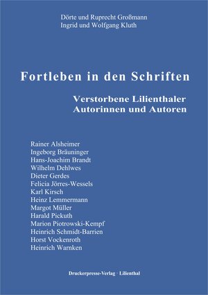 Buchcover Fortleben in der Schriften | Ruprecht Großmann | EAN 9783947269013 | ISBN 3-947269-01-3 | ISBN 978-3-947269-01-3
