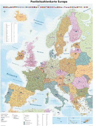 Buchcover Große Postleitzahlenkarte von Europakarte mit Laminierung (beschreib- und abwischbar)  | EAN 9783947298143 | ISBN 3-947298-14-5 | ISBN 978-3-947298-14-3