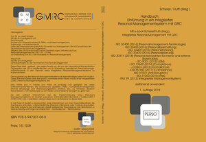 Buchcover Handbuch: Einführung in ein Integriertes Personal-Managementsystem mit GRC  | EAN 9783947301058 | ISBN 3-947301-05-7 | ISBN 978-3-947301-05-8