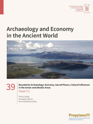 Buchcover Boundaries Archaeology: Economy, Sacred Places, Cultural Influences in the Ionian and Adriatic Areas  | EAN 9783947450800 | ISBN 3-947450-80-X | ISBN 978-3-947450-80-0