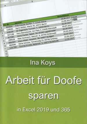Buchcover Arbeit für Doofe sparen | Koys Ina | EAN 9783947536290 | ISBN 3-947536-29-1 | ISBN 978-3-947536-29-0