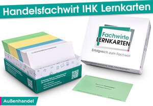 Buchcover Handelsfachwirt IHK Lernkarten - Außenhandel | David Guttmann | EAN 9783947579082 | ISBN 3-947579-08-X | ISBN 978-3-947579-08-2