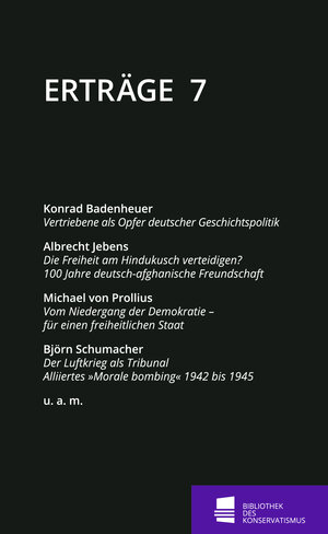 Buchcover Erträge | Konrad Badenheuer | EAN 9783947600021 | ISBN 3-947600-02-X | ISBN 978-3-947600-02-1