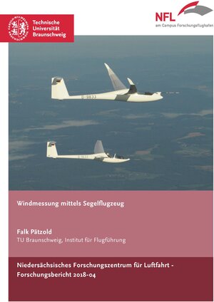 Buchcover Windmessung mittels Segelflugzeug | Falk Pätzold | EAN 9783947623006 | ISBN 3-947623-00-3 | ISBN 978-3-947623-00-6
