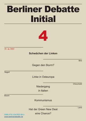 Buchcover Schwächen der Linken | Lutz Brangsch | EAN 9783947802982 | ISBN 3-947802-98-6 | ISBN 978-3-947802-98-2