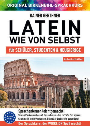 Buchcover Arbeitsbuch zu Latein wie von selbst | Rainer Gerthner | EAN 9783947939299 | ISBN 3-947939-29-9 | ISBN 978-3-947939-29-9