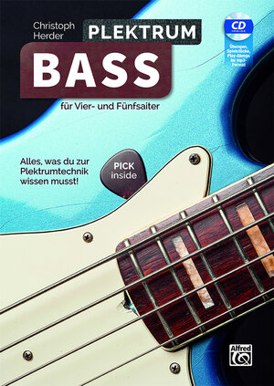 Buchcover Plektrum Bass | Christoph Herder | EAN 9783947998210 | ISBN 3-947998-21-X | ISBN 978-3-947998-21-0