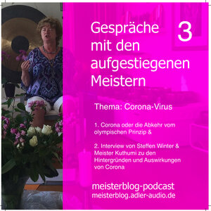 Buchcover Meisterblog-Interview 3: Corona-Virus - 2 CDs | Ute Kretzschmar | EAN 9783948034047 | ISBN 3-948034-04-4 | ISBN 978-3-948034-04-7